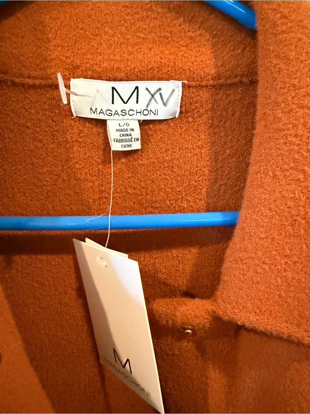 Magaschoni Rust Button-Front Utility Jacket - Picture 3 of 3